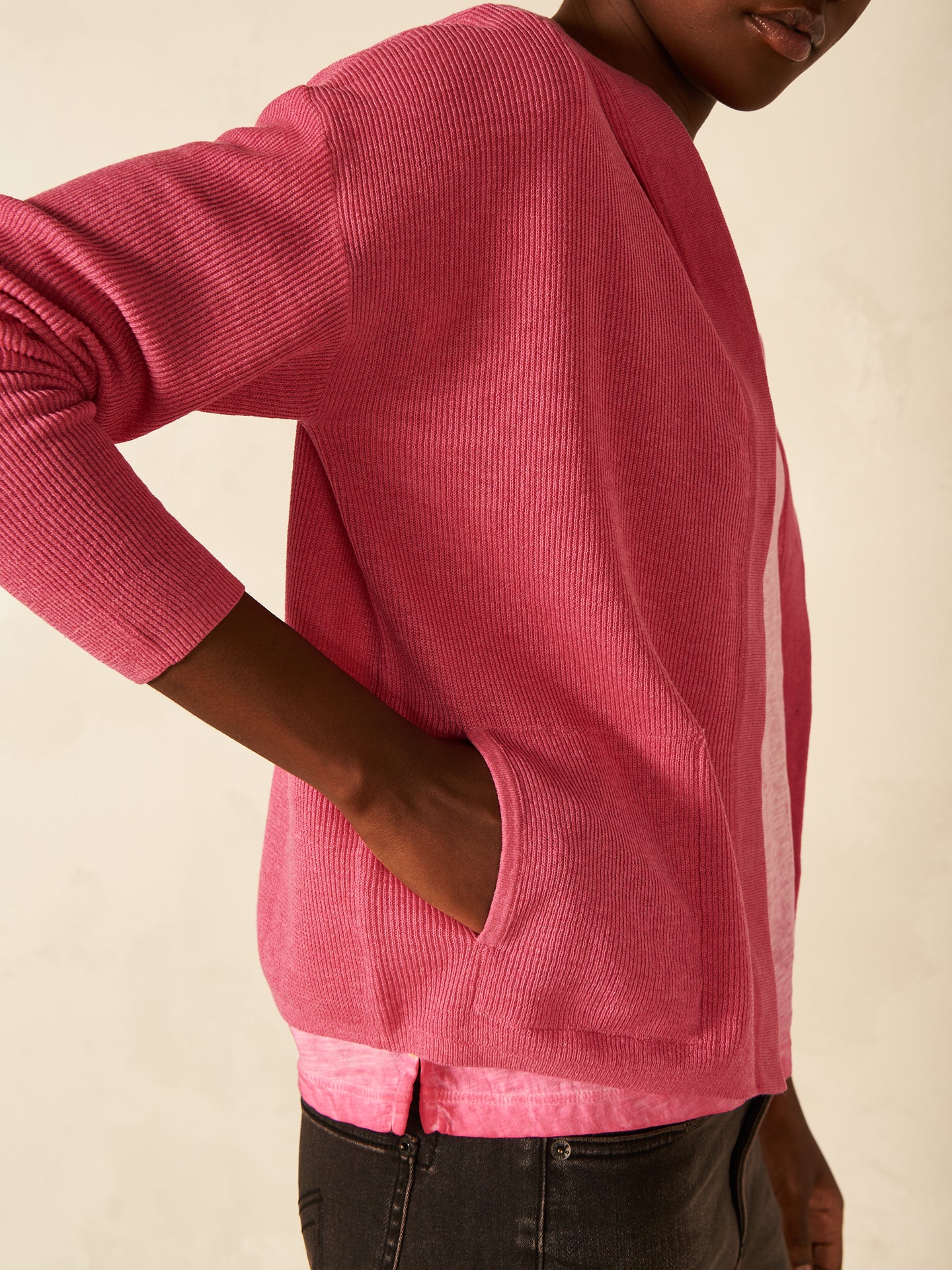 Strickjacke mit Kapuze - Image 17