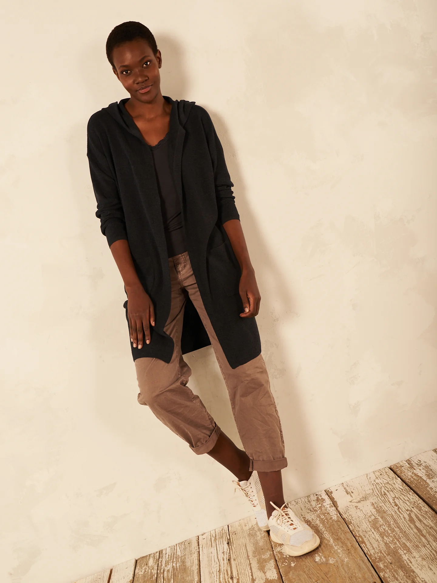 Strickjacke mit Kapuze - Image 13