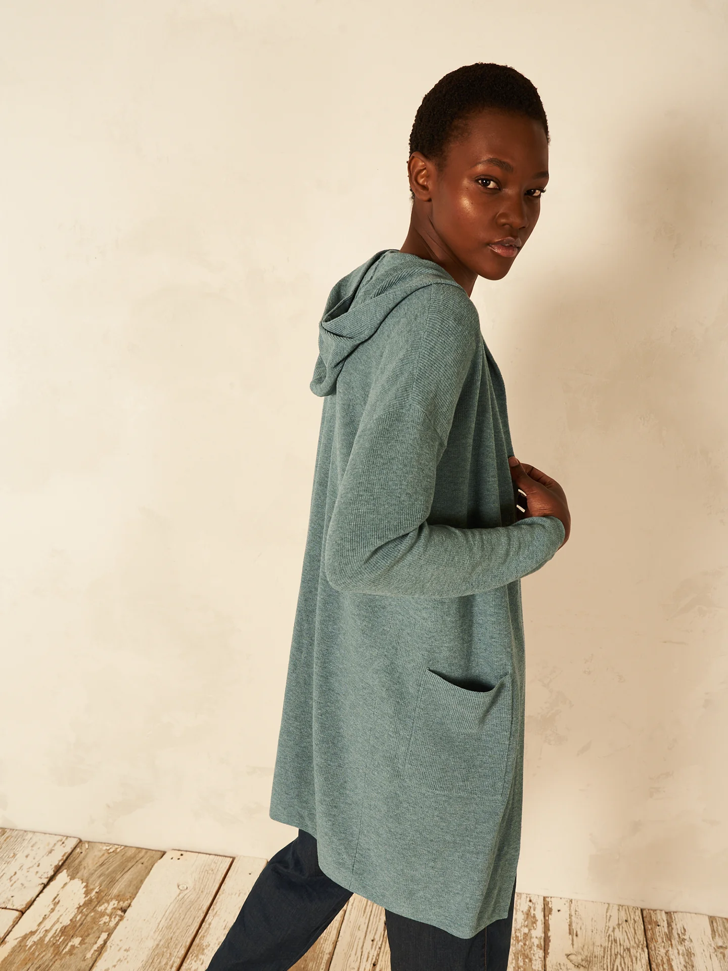 Strickjacke mit Kapuze - Image 15