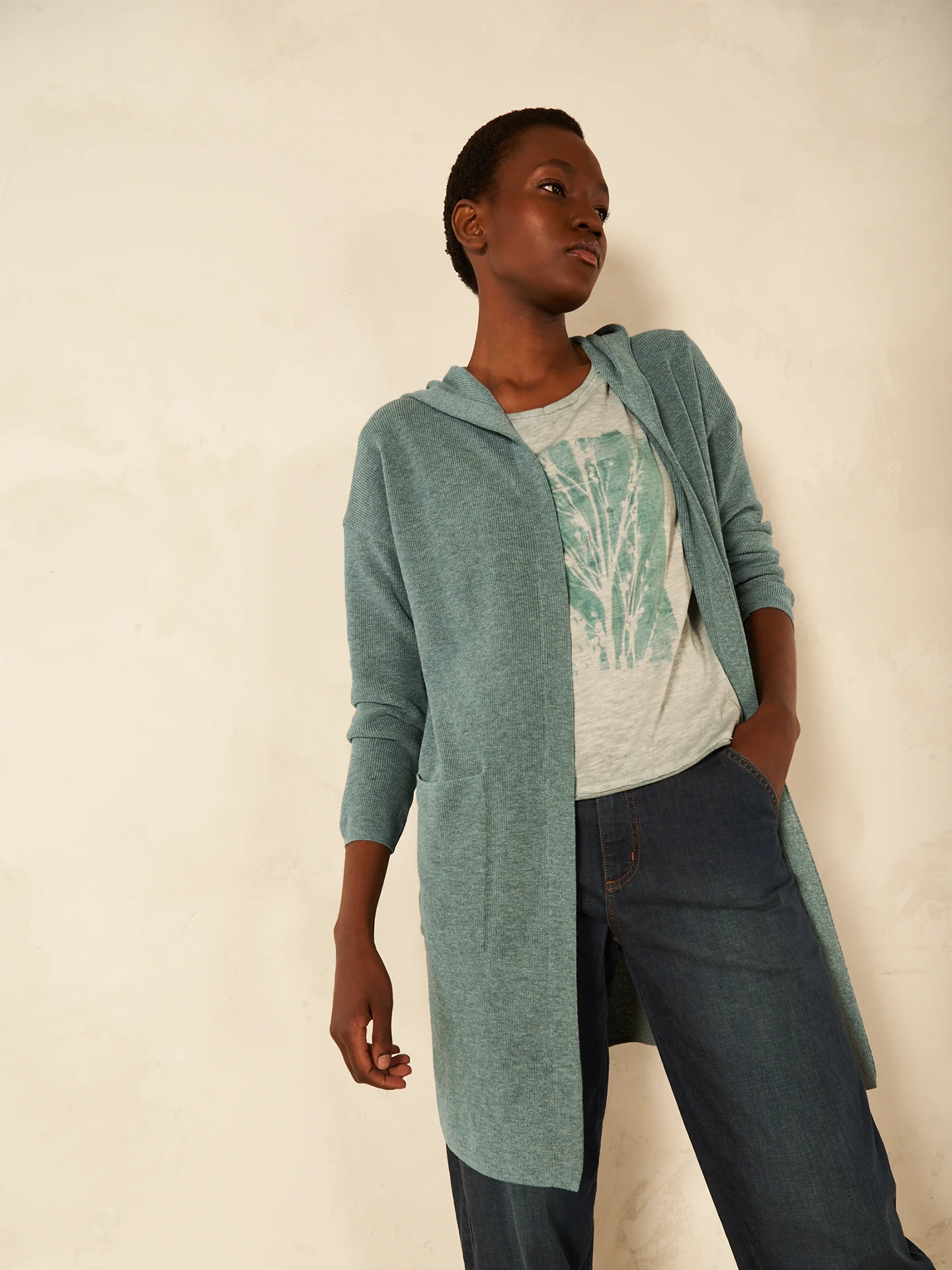 Strickjacke mit Kapuze - Image 16