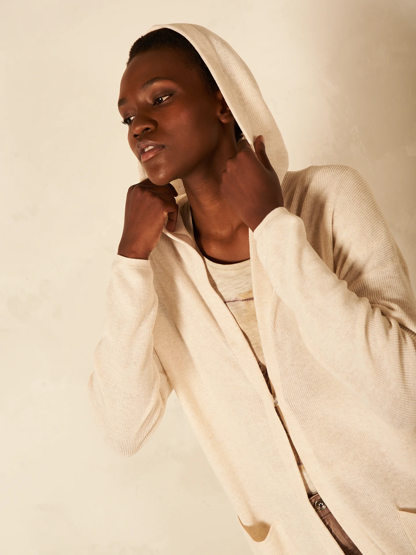 Strickjacke mit Kapuze - Image 3