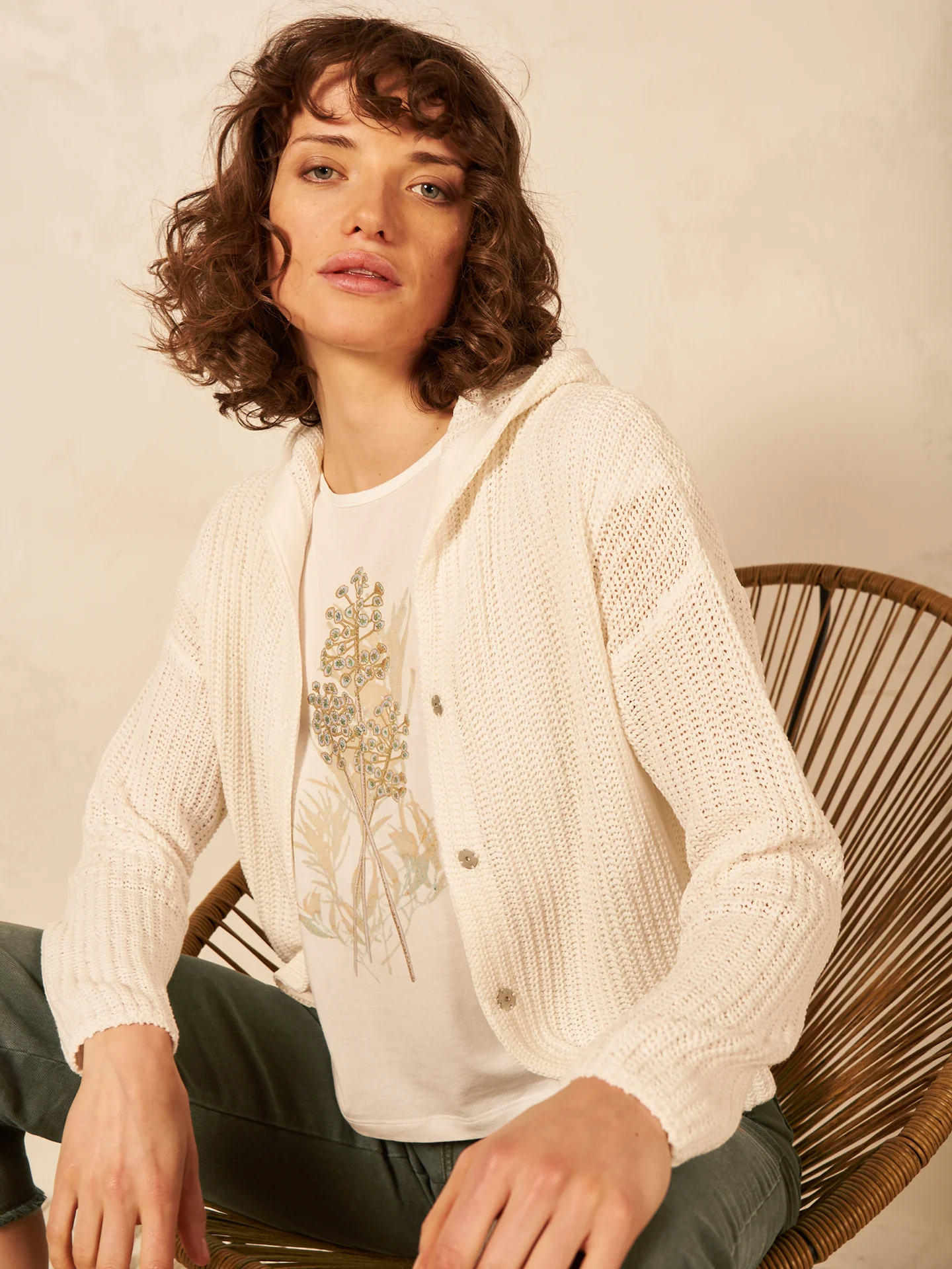 Strickjacke mit Kapuze - Image 6