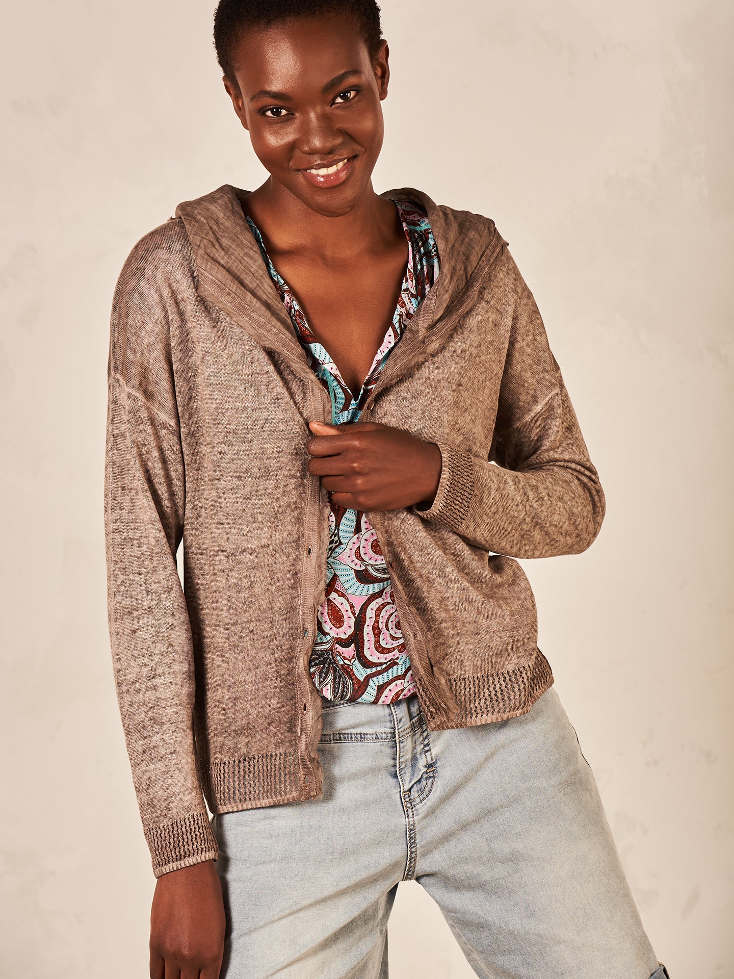 Strickjacke mit Leinen - Image 22