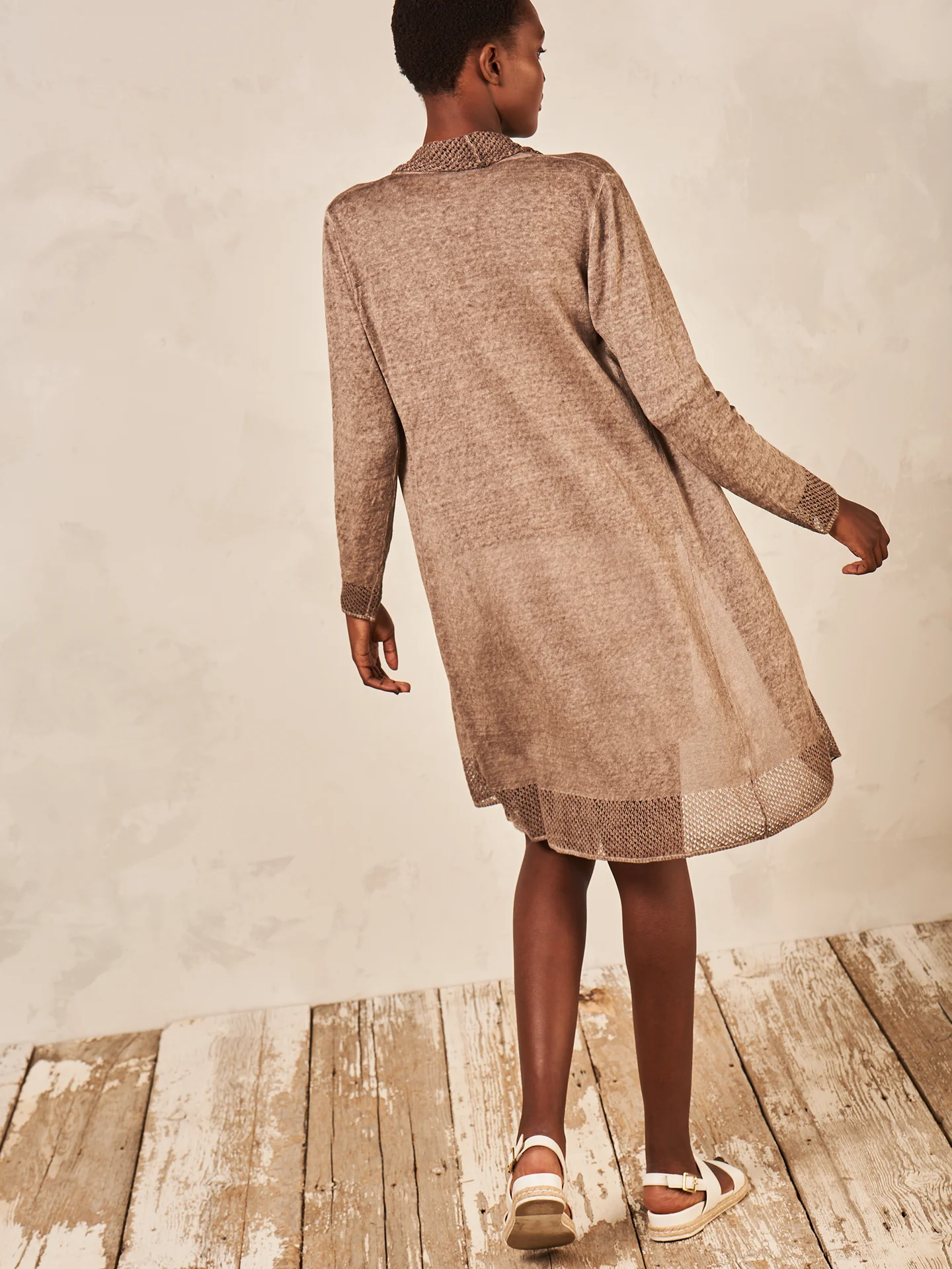 Strickjacke mit Leinen - Image 7