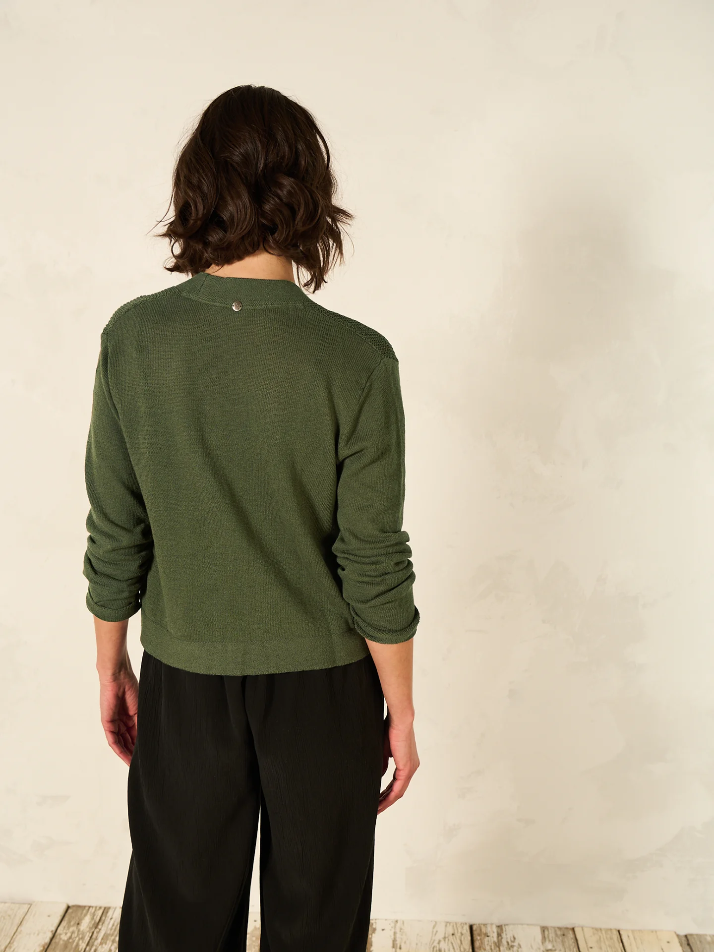 Strickjacke mit Leinen - Image 13