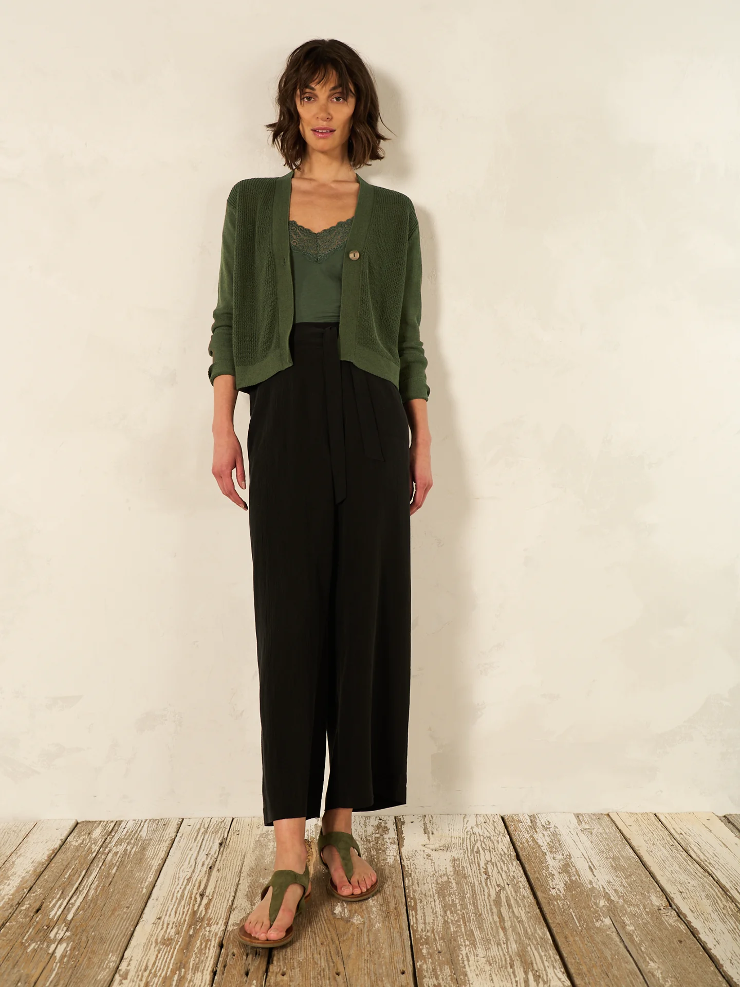 Strickjacke mit Leinen - Image 14
