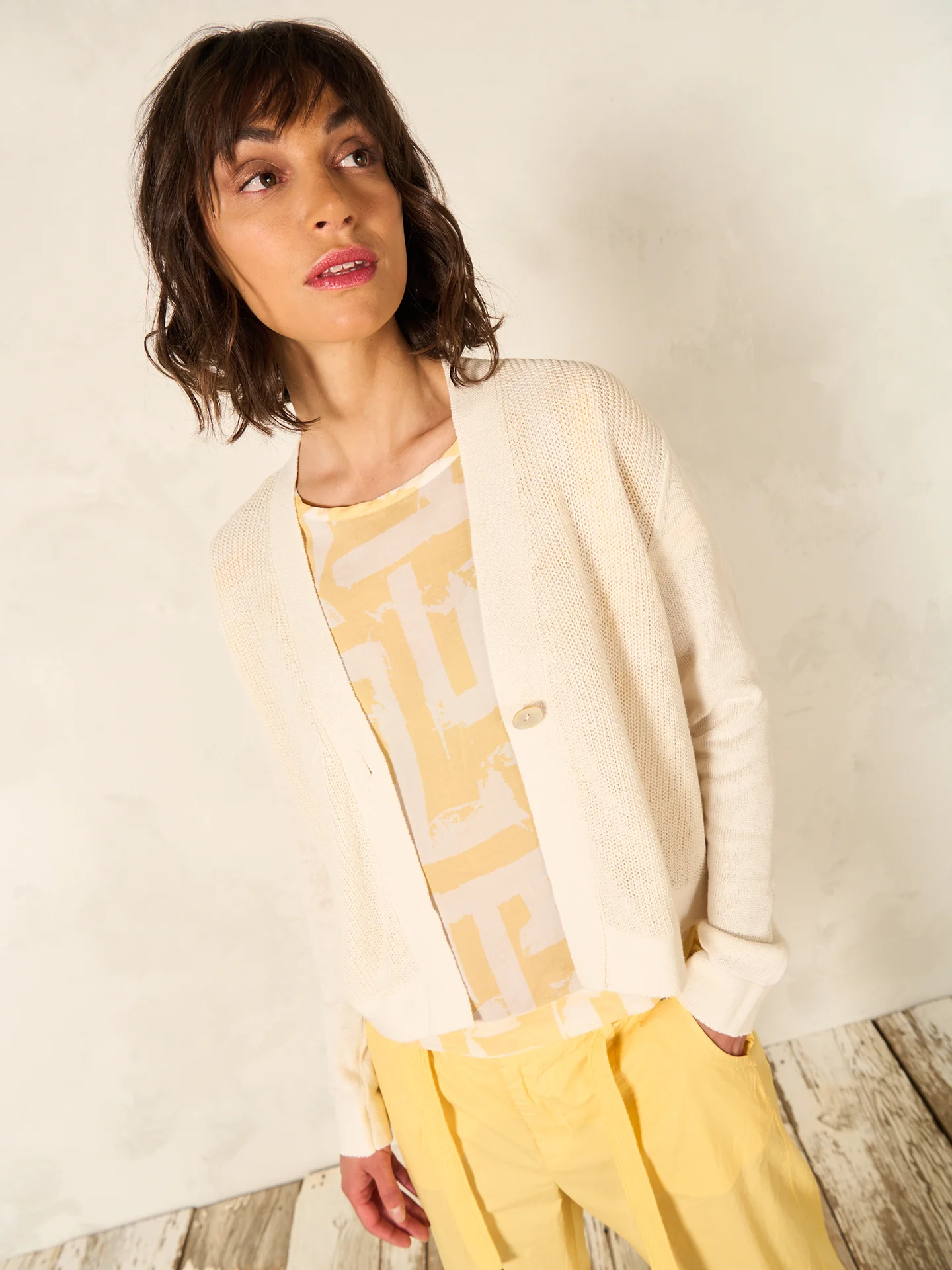 Strickjacke mit Leinen - Image 6