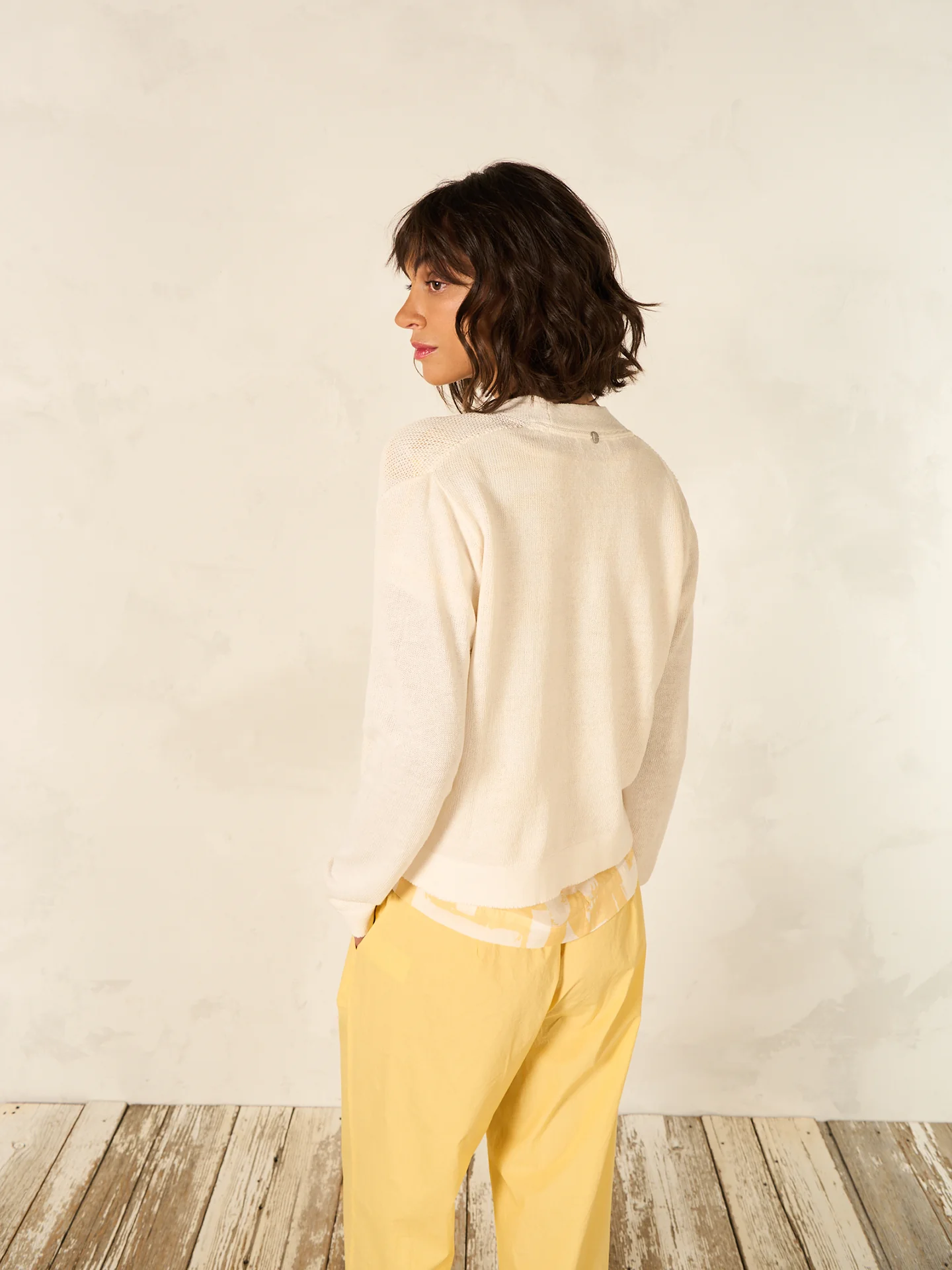Strickjacke mit Leinen - Image 8