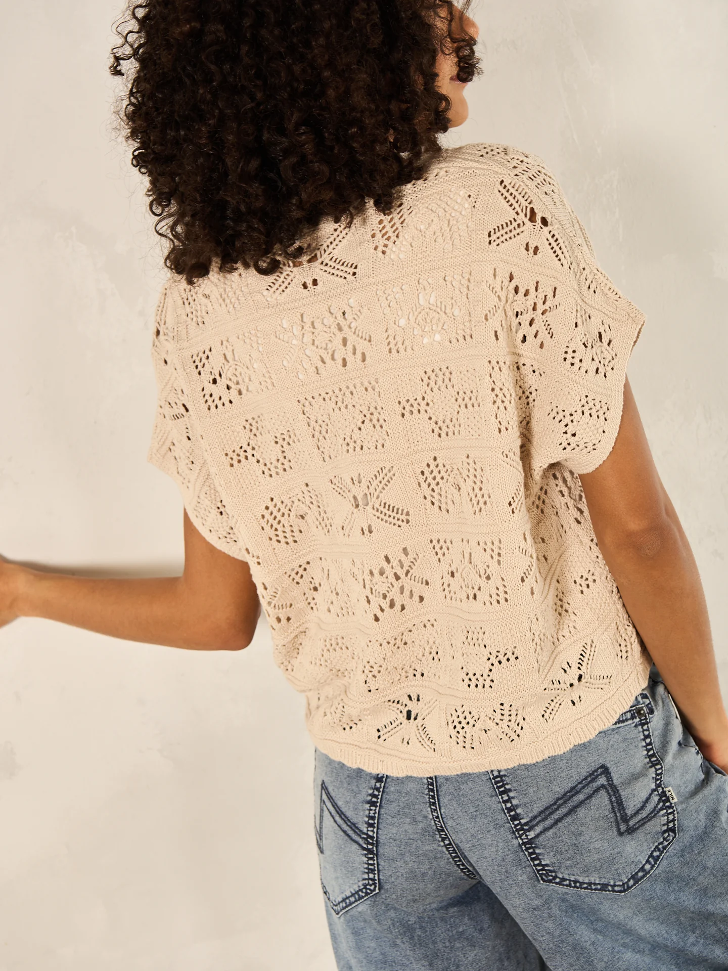Strickjacke mit V-Ausschnitt - Image 3