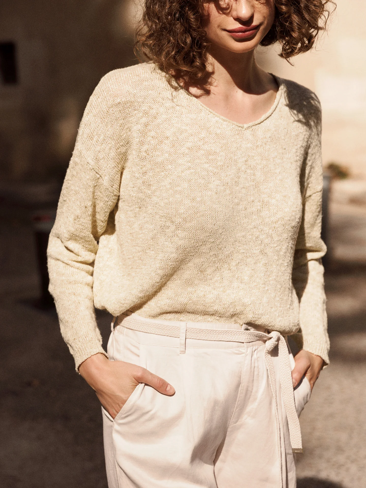 Strickpullover mit Leinen - Image 5